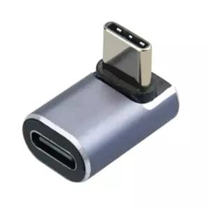 C타입 USB4젠더 40Gbps 상하꺾임 ㄱ자 케이블연결기