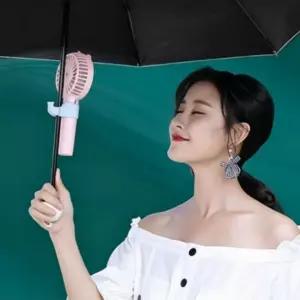 핸디형 선풍기 거치대 2개입 휴대폰 고정 집게 우산 홀더 클립