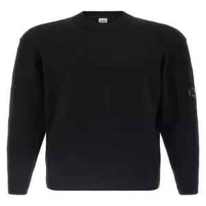 26FW 씨피 컴퍼니 램스울 GRS 크루넥 렌즈 스웨터 RFCMKN707A 110149A 999 BLACK DOM