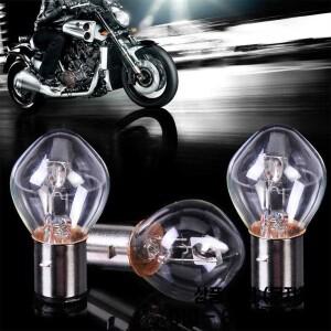 1/2pcs BA20D 고휘도 LED 전구 12V 35/35W 할로겐 헤드 라이트 Singal 램프 앰버 오토바이 ATV 스쿠터