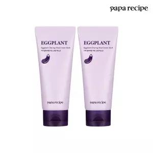 파파레서피 가지 클리어링 머드 크림 마스크 100ml 2개