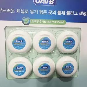 오랄비 민트 왁실치실 50m x 6개