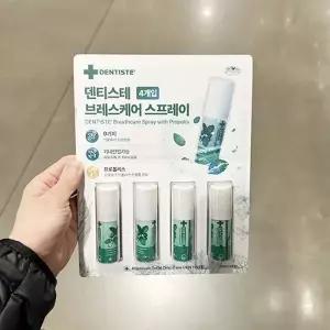 덴티스테 브레스케어 스프레이 15ml x 4개