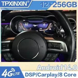 포드 머스탱 20152022 안드로이드 13 GPS 네비 자동차 라디오 카플레이 멀티미디어 플레이어 헤드 유닛