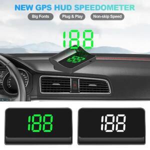 자동차 헤드업 HD 디스플레이 GPS 속도계 KMH MPH 디지털 전면 유리 프로젝터  차량용 전자 액세서리