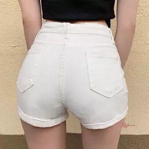 하이웨스트 핫팬츠 슬림 데님반바지 약스판ijk786