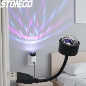 USB LED 디스코볼 조명 (자동차 가정 방 파티 장식 무대 효과) 생일 바 노래방에 적합