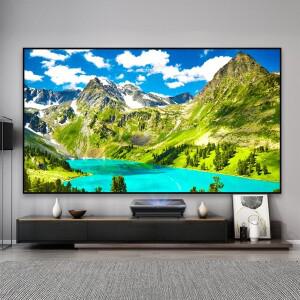 핫 UST ALR/CLR 고정 프레임 프로젝션 스크린 60-150인치 울트라 숏 쓰로우 4K AWOL 레이저 TV