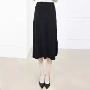 여성 여름 쿨 스판 밴딩 롱 스커트 빅사이즈 77 88 99 100 A라인 치마 체형커버