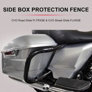 새로운 Harley Touring CVO FLTRXSE 2023-2025 후면 새들백 가드 크래시 바 - Road Glide Street Passenge