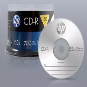 메오샵 HP MEDIA CD-R 52X 700MB 50P 케익 케이스 저장매체