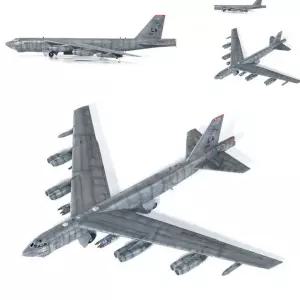 sh) 밀리터리모형 1대144 제20 미공군 버캐니어스 B-52H 프라모델놀이 모형밀리터리 폭격비행기