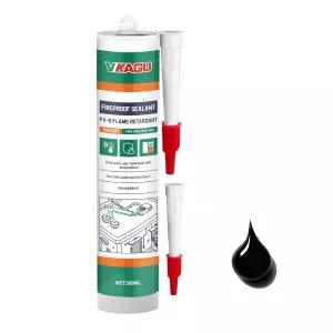 VGS201 고온 실란트 콜크 블랙 컬러 벽난로 방화 10.15 Fl Oz 1-튜브 팩 고속 건조 포뮬러 오븐 스토브