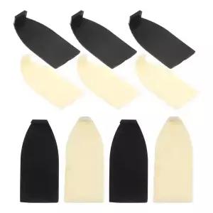 10 Pcs 바이올린 활 부품 플라스틱 팁 피팅 쿠션 첼로 수리 키트 액세서리 바이올리트 선물 현악기