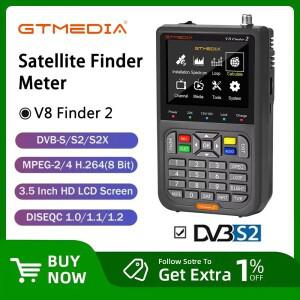 GTMEDIA V8 Finder 2 위성 탐지기 검출기 파인더 DVB-S/S2/S2X 3.5인치 LCD 디스플레이 1080P  Type-C 포트
