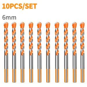 전기 벤치 드릴 세라믹 벽 타일 대리석 구멍 톱 다이아몬드 비트에 대 한 10피스 6mm 텅스텐 카바이드 세트