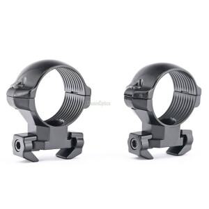 SHOOIN OPTICS MIM 스틸 라이플스코프 마운트 링 1인치 튜브 위버 정밀