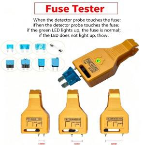 1/2 자동차 블레이드 퓨즈 테스터 풀 디텍터 고장 감지기 풀러 DC 24V ATR ATO ATC Atm 리셋 제거 도구