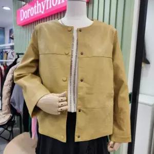 [도로시홀릭]도로시홀릭 DP01 라운드 페이크 레더 자켓 77264 (46568233)