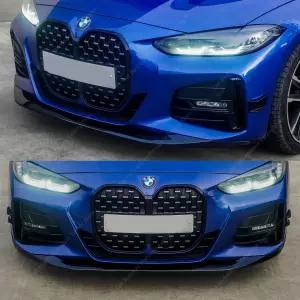 글로스 블랙 MP 프론트 범퍼 스플리터 립 BMW G22 G23 M 스포츠 M440i 2도