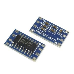 100PCS MAX3232 RS232-TTL 변환기 보드 미니 직렬 포트 모듈 Arduino STM32 MCU용 3.3V 5V