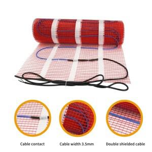 내구성 있는 220V 폭 50cm*2m 바닥 난방 시스템 전기 지열 매트, 가정용 장비 풀세트 7