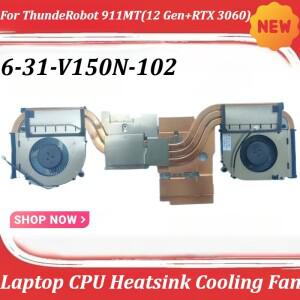 ThundeRobot 911MT(12세대 + RTX 3060) 6-31-V150N-102용 노트북 CPU 방열판 냉각 팬