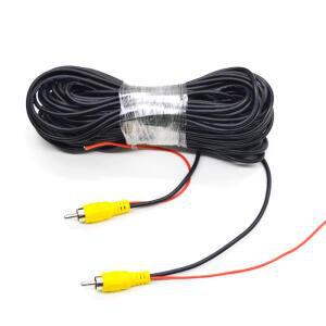 자동차 사이드 카메라 RCA 와이어 6m 10m 15m 20m 차량용 비디오 케이블 역방향 멀티미디어 모니터 확장 AV