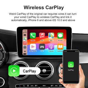 안드로이드 호환 13 Ai 박스 무선 Carplay 어댑터 자동 Netflix 유튜브 아우디 호환 A3 A4 Q2 R8 TT A8 e-t