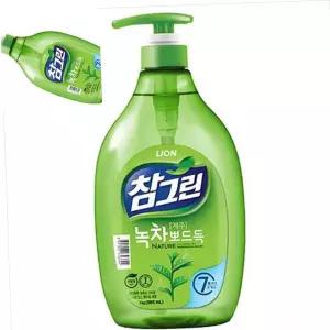 주방용세제 참그린 녹차뽀드득 주방세제 주방세제대용량 참그린주방세제 대용량주방세제 965ml 1개