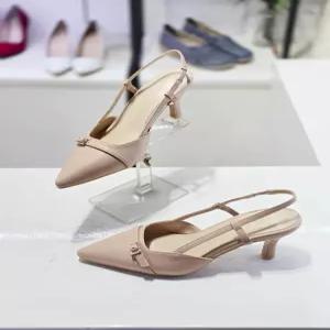 [세레스]여성 4color 포인티드토 버클 스트랩 슬링백 힐(7cm) BRH82608