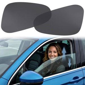 Car Window Shade for Driver Windows Roll UP Down Static Cling Universal Shades Side 2 PCS UPF50 UV