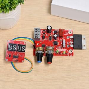 40A/100A 스폿 용접기 제어 보드 조정 가능한 시간 전류 컨트롤러 디지털 디스플레이 DIY 배터리 액세서리