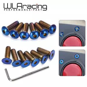 패들쉬프트연장킷 핸들튜닝용품 WLR 레이싱-6 개/ 번트 티타늄 스티어링 휠 볼트 많은 작동 벨 보스 키트 W