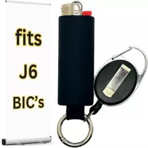 BIC 라이터용 접이식 홀더 풀사이즈 목줄 케이스 슬리브 커버 미포함