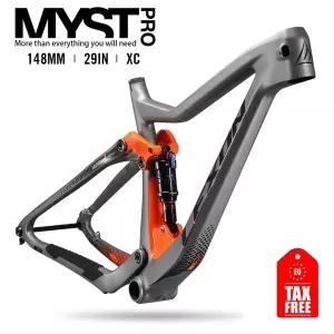 자전거프레임 2024 렉손 자전거 프레임 XC 크로스컨트리 카본 산악자전거 풀 서스펜션 29er 부스트 프레임
