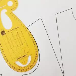 디자인 룰러 패션 눈금자 곡선러 의류용러 재단자