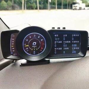 헤드업디스플레이 HUD 차량용 헤드업 속도계 게이지 부스트 자동 경보 AP7 A600 디스플레이 스마트 GPS OBD2