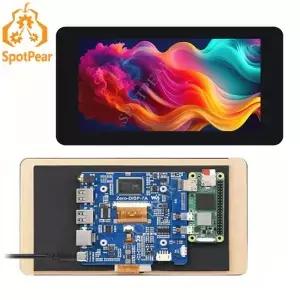 라즈베리 파이 제로 7 인치 LCD 디스플레이 스크린 정전식 터치 IPS 바나나 RJ45 USB 허브용 1024 600