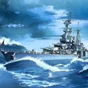 [아카데미과학]1/350 CA-35 인디아나폴리스14107