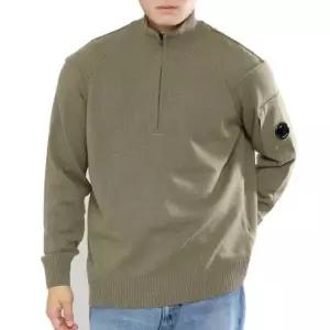 CP COMPANY Lambswool Grs Polo Collar Half Zip Knit Sweater 17CMKN144A 110149A 359 램스울 GRS 하프집