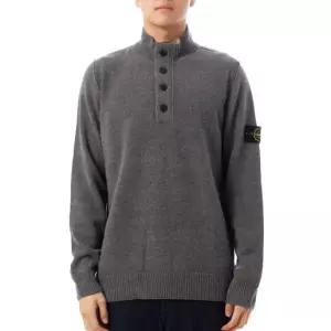 STONE ISLAND 5100040 Lambswool Half-Zip Sweater K2S15 S00A3 V0M6B 램스울 하프 짚 스웨터 4139761