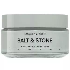 Salt  Stone 바디 크림 | 해초 추출물, 스피루리나 및 스쿠알렌이 함유된 하이드레이팅 포뮬러 깊은 보습,
