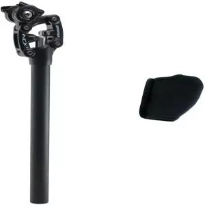 보호 커버가 있는 SR Suntour SP12 NCX 서스펜션 시트 포스트 27.2X350mm 검정색 VK2350
