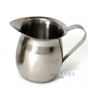 벨크리머(스텐)8oz 홈카페용품 샷잔 바리스타도구/커피/피쳐/스텐/밀크저그/라떼/밀크/스팀피쳐
