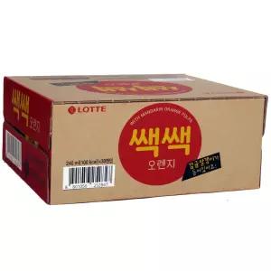 롯데 쌕쌕 오렌지주스 240ml x 30개 과일주스 코스트코