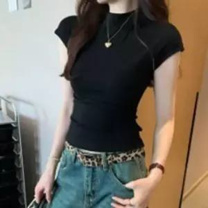 친절한탄씨 여름 러블리 소프트 심플 무드 반팔 티숙 TDR0095 하이넥 폴라티숙 목폴라티 나시 데일리