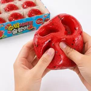 수박 샤베트 슬랑이 말랑이 스퀴시 장난감 스트레스볼 - 1p