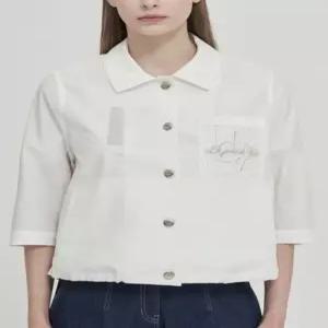 올리비아로렌 메쉬 블록 셔츠 VVCNS5M5261EIC
