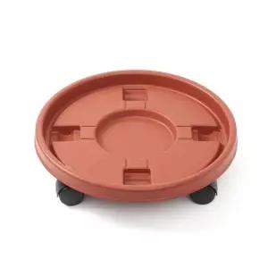화분받침 원형 이동식 화분받침대 40cm 바퀴달린화분받침